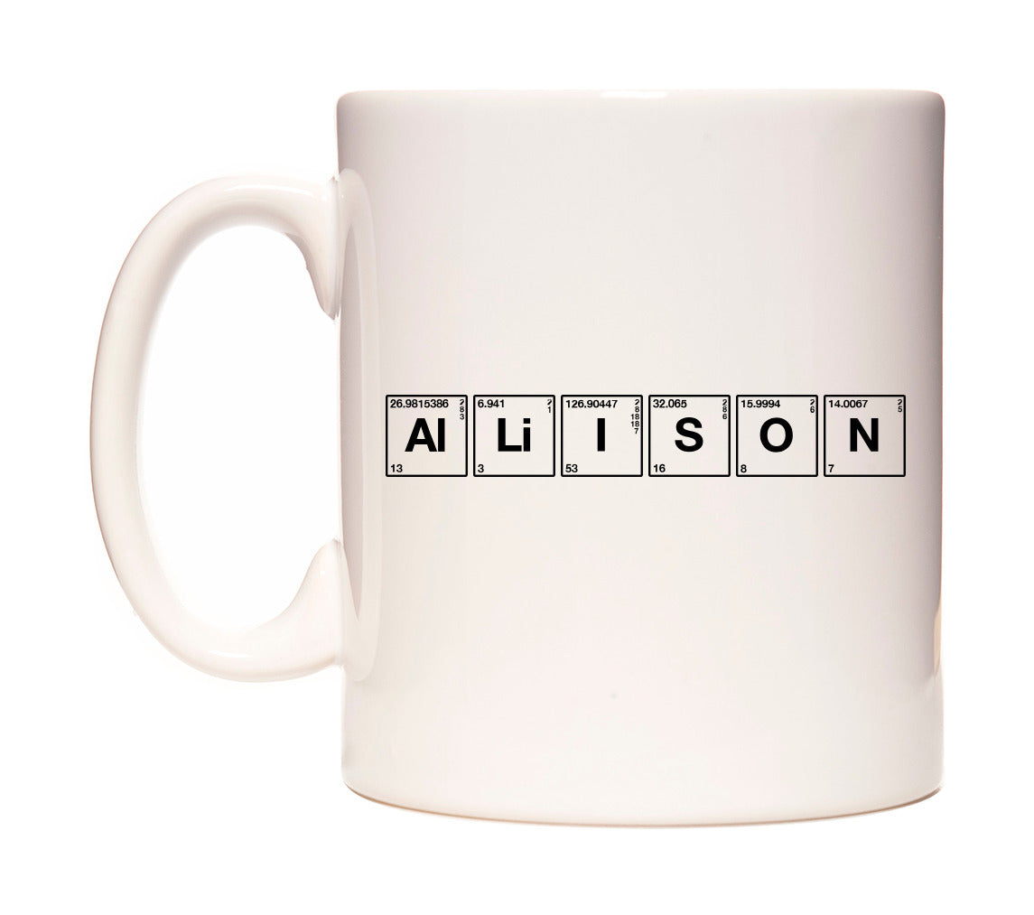 Alison - Chemistry Themed Mug