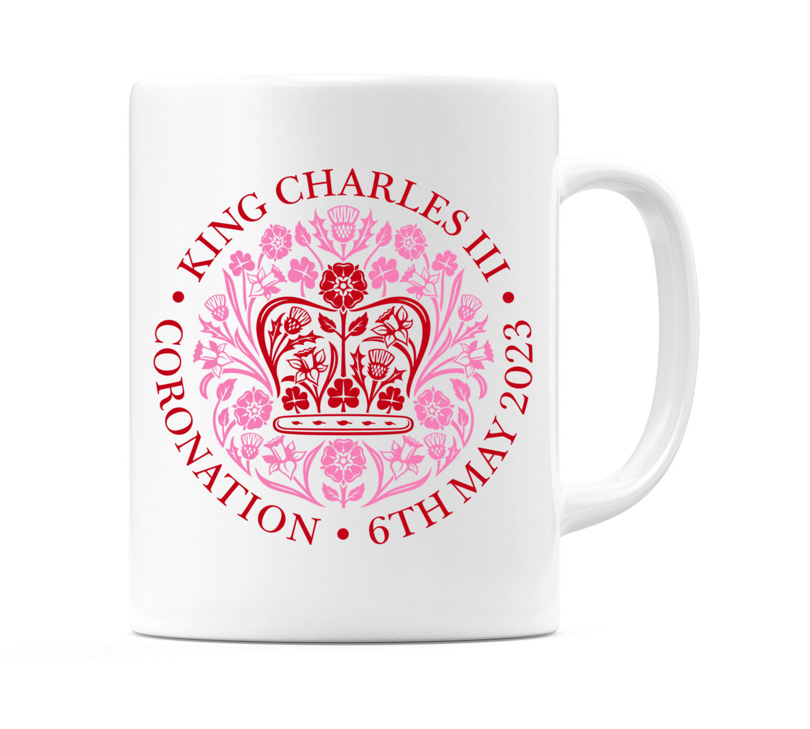 King Charles ||| Coronation in Red & Pink Mug