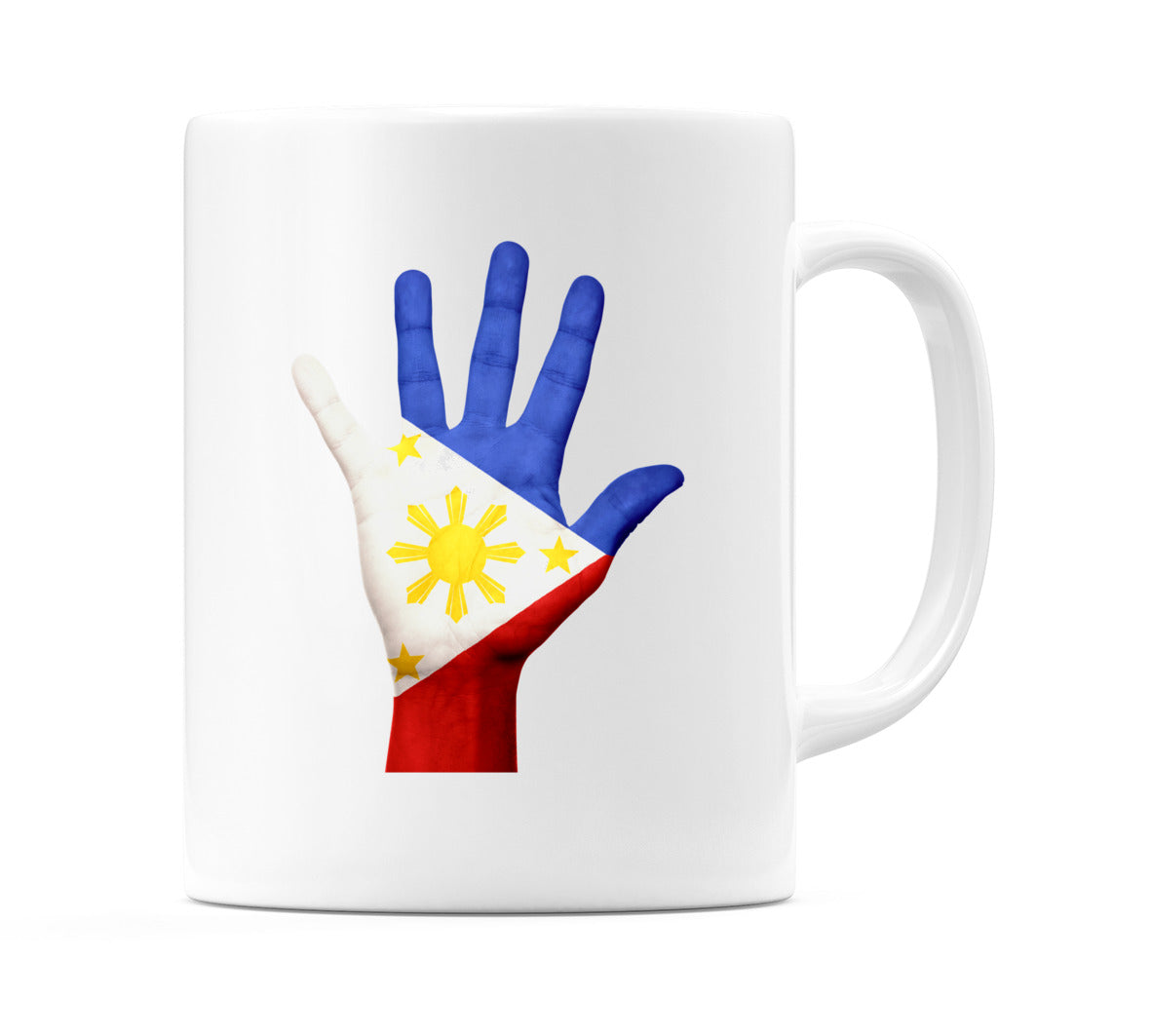 Philippines Hand Flag Mug