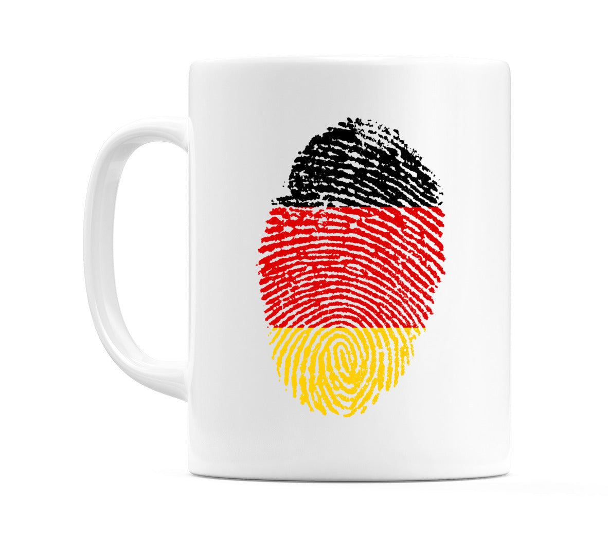Germany Finger Print Flag Mug
