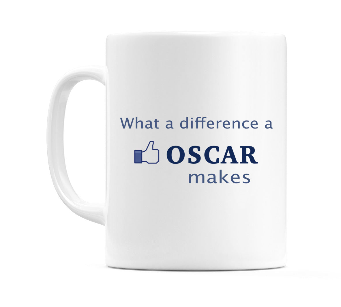 What A Difference A Oscar Makes Mug