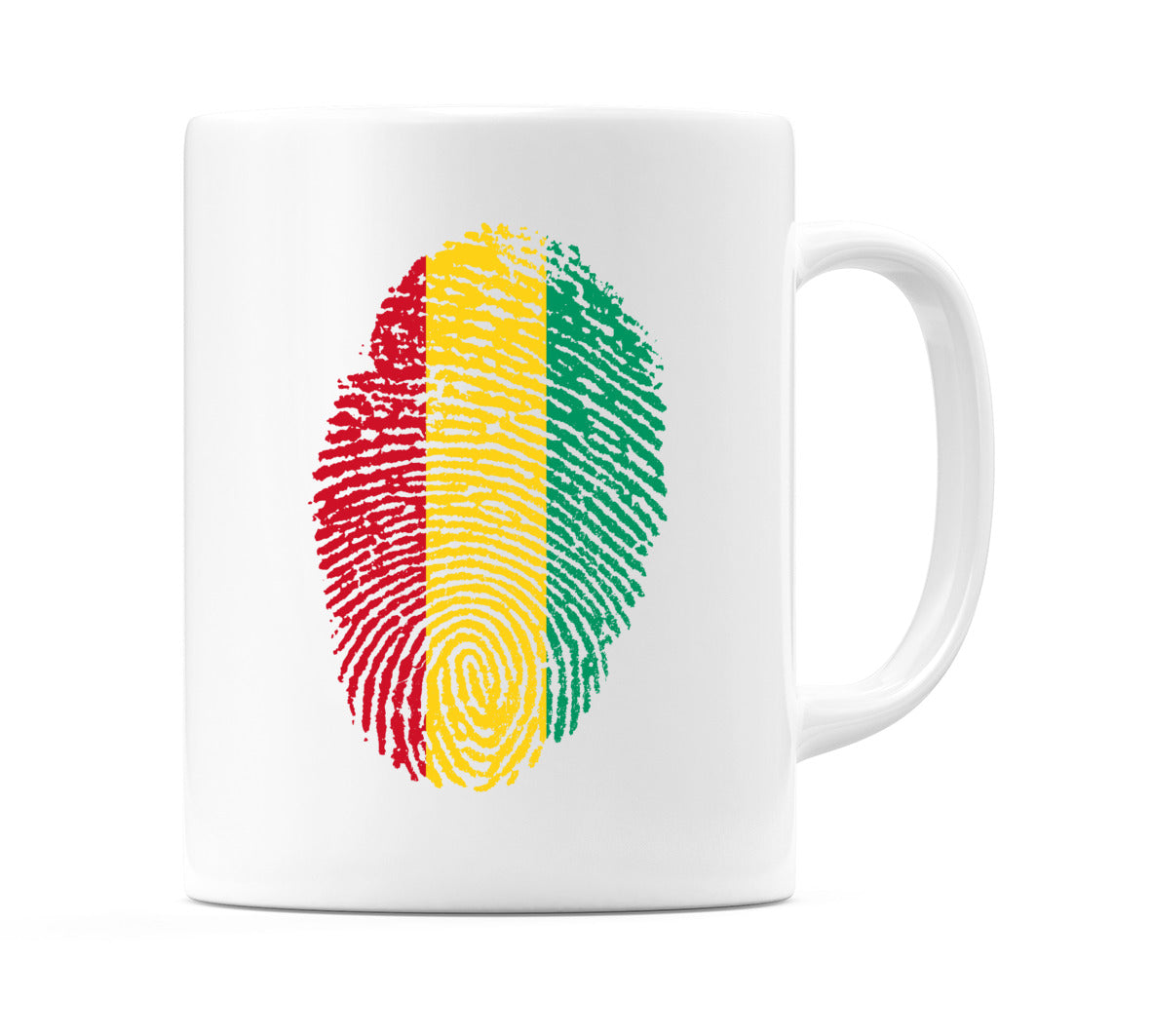 Guinea Finger Print Flag Mug