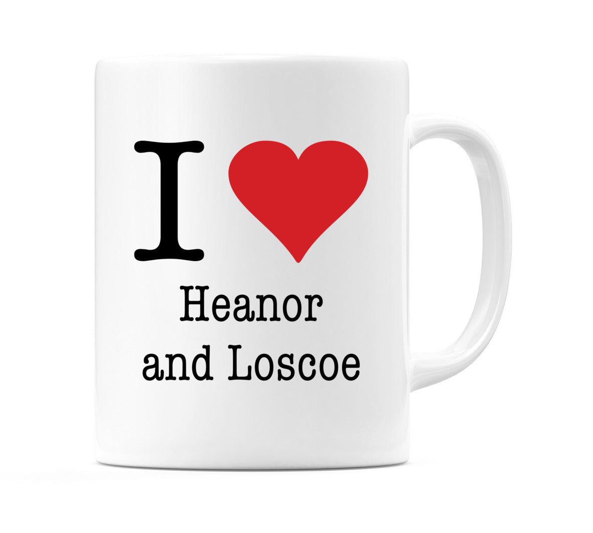 I Love Heanor and Loscoe Mug