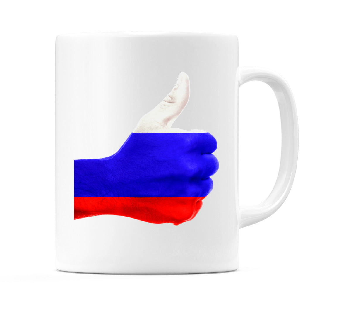 Russia Thumbs up Flag Mug