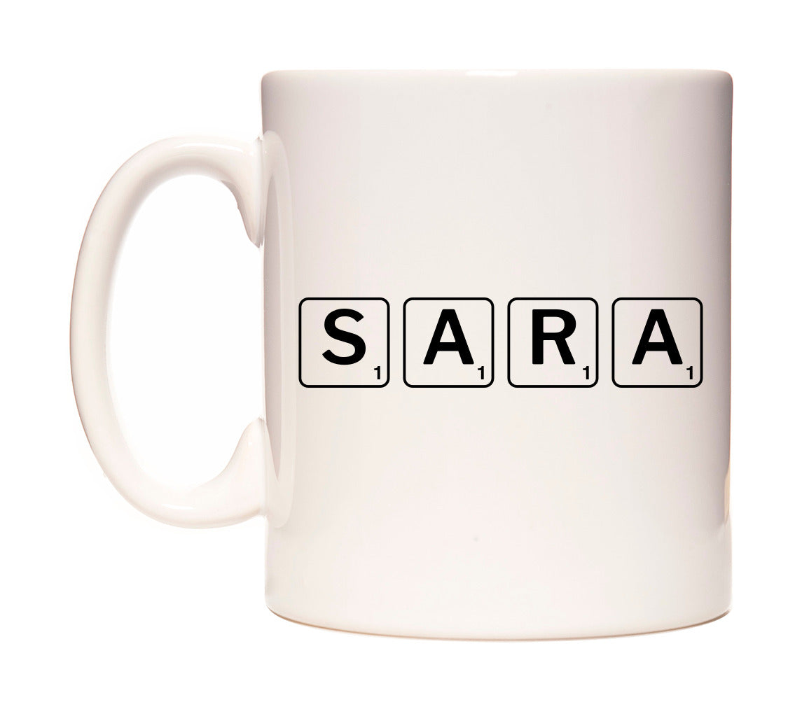 Sara - Scrabble Themed Mug