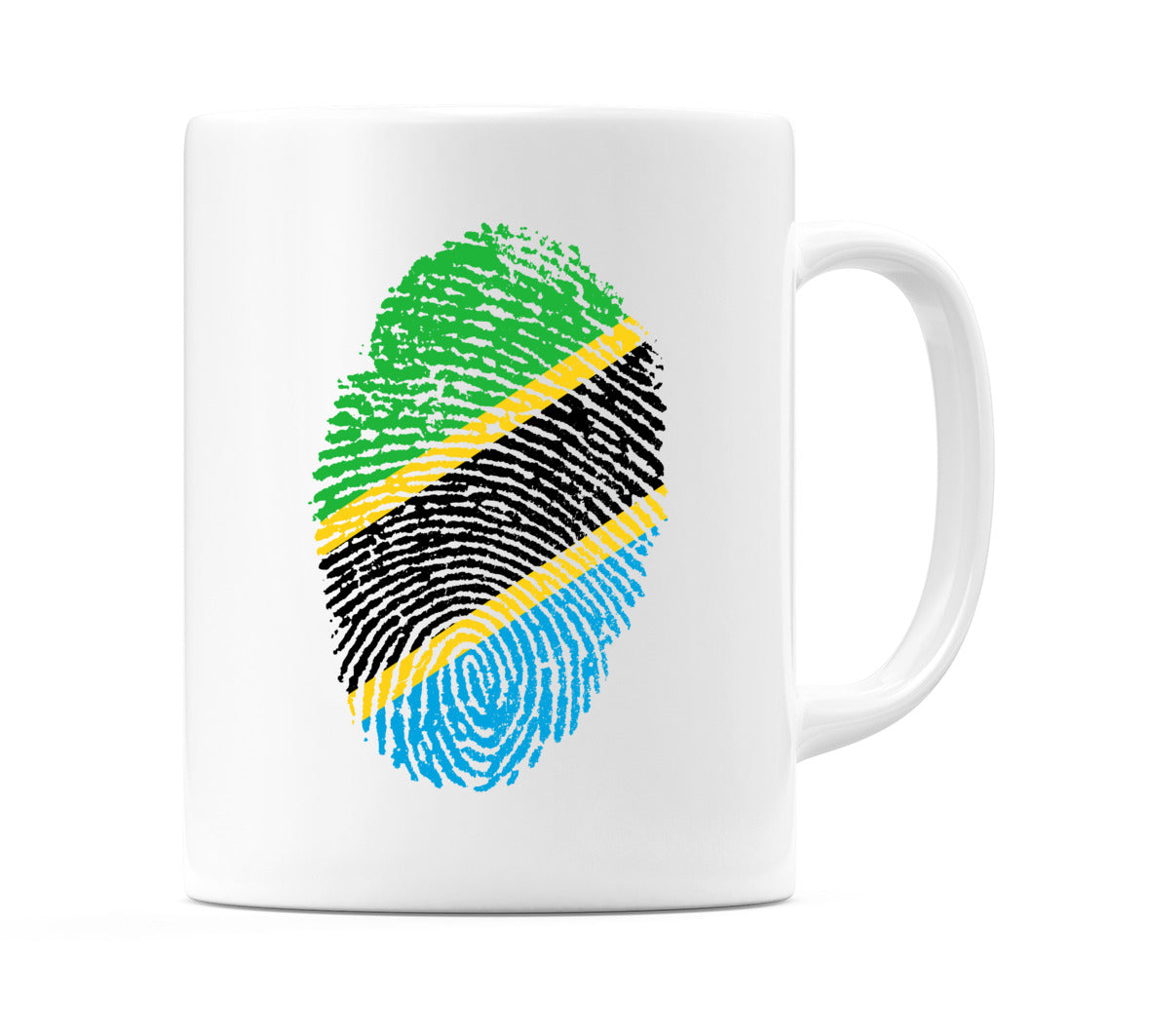 Tanzania Finger Print Flag Mug