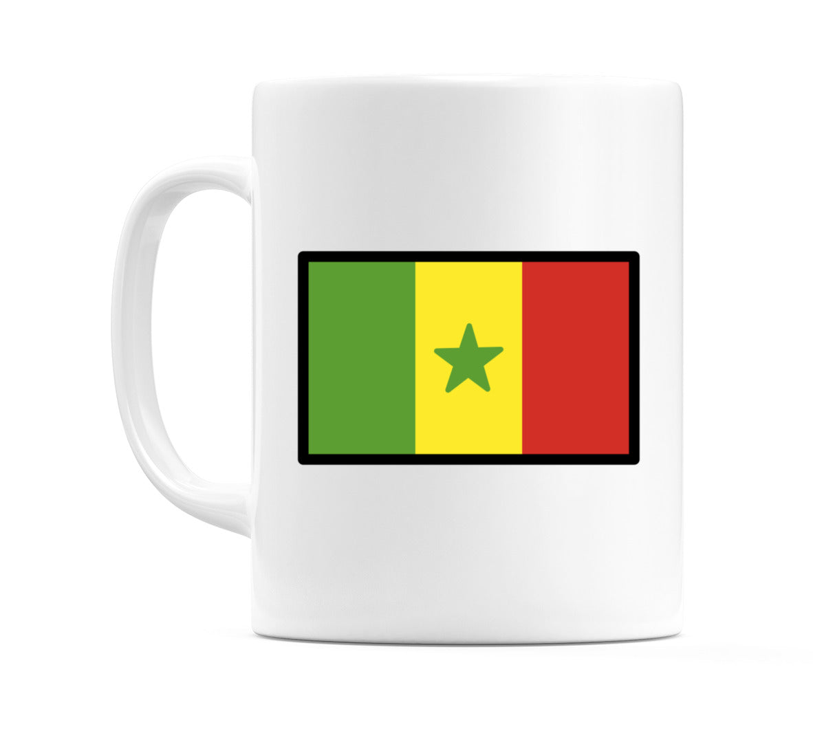 Senegal Flag Emoji Mug