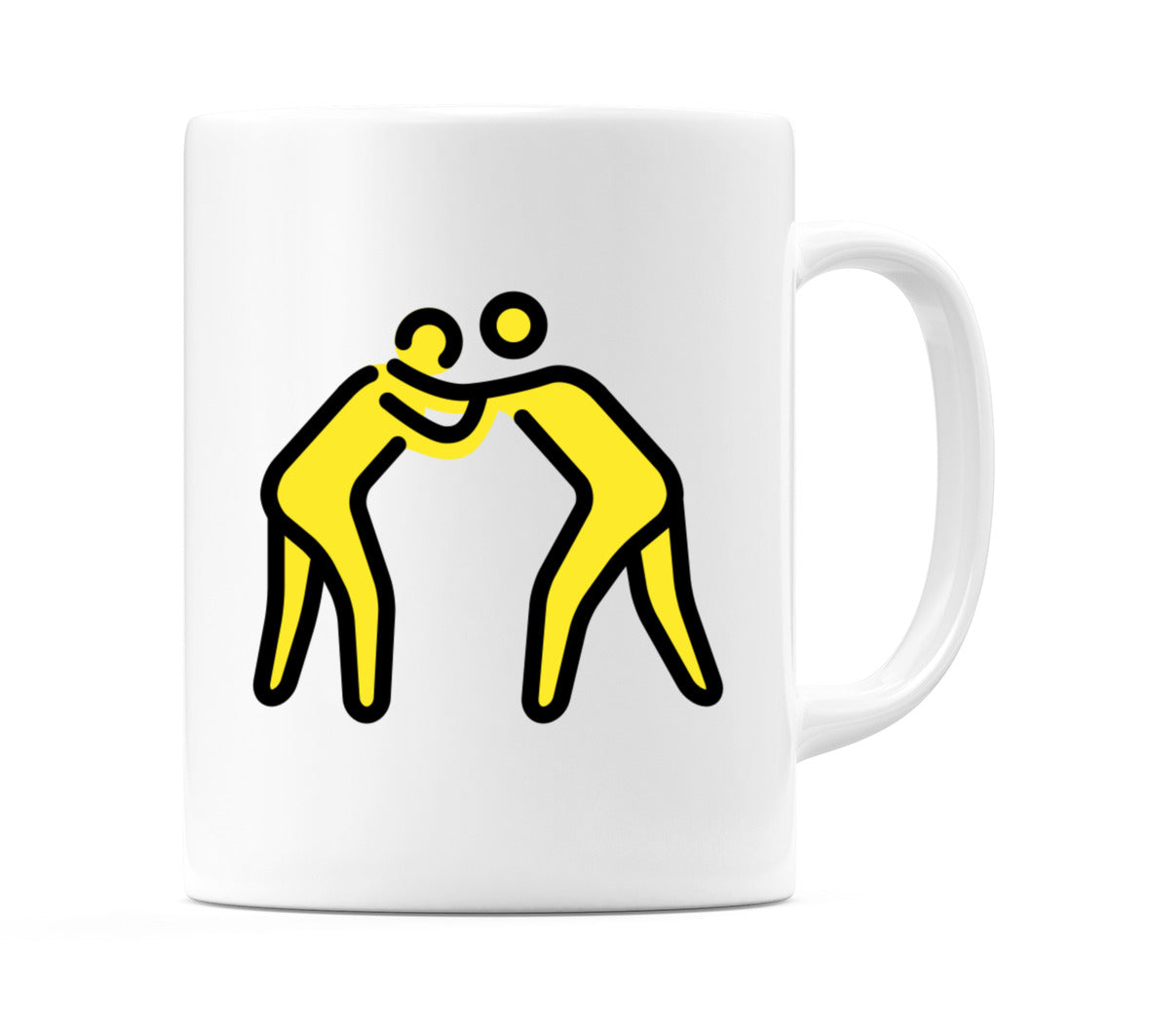 People Wrestling Emoji Mug