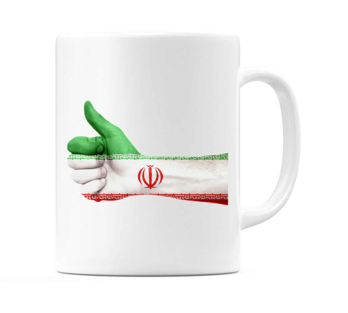 Iran Thumbs up Flag Mug