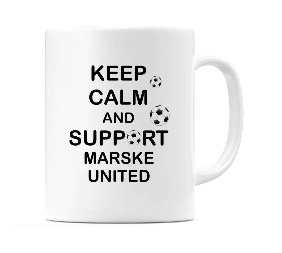 Keep Calm And Support Marske United Mug