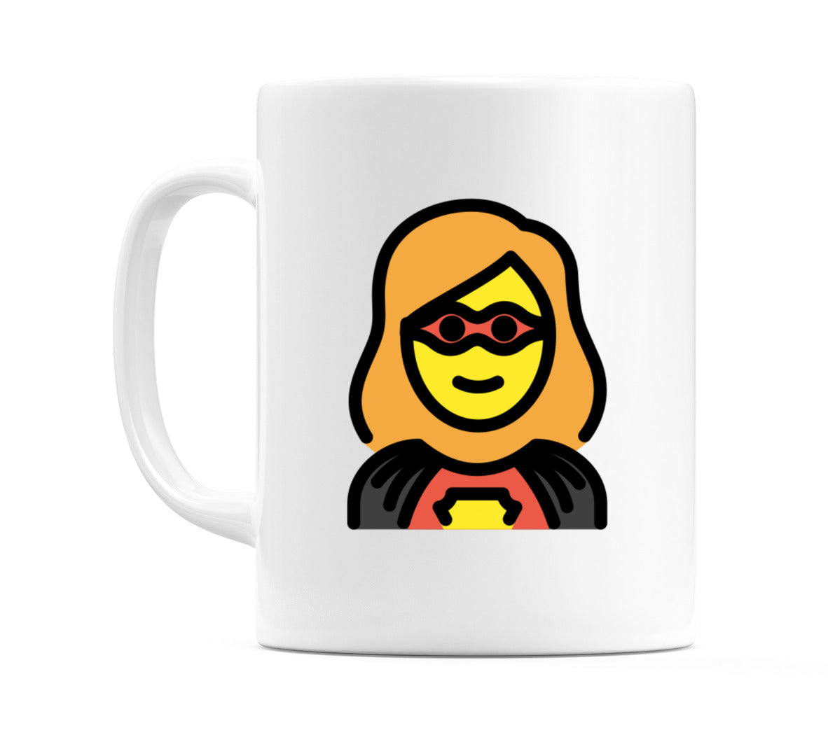 Female Superhero Emoji Mug