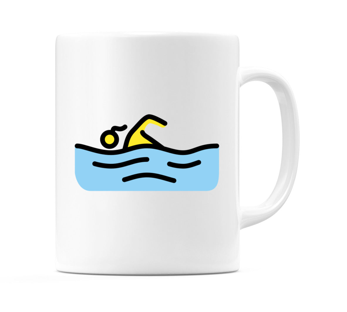Female Swimming Emoji Mug
