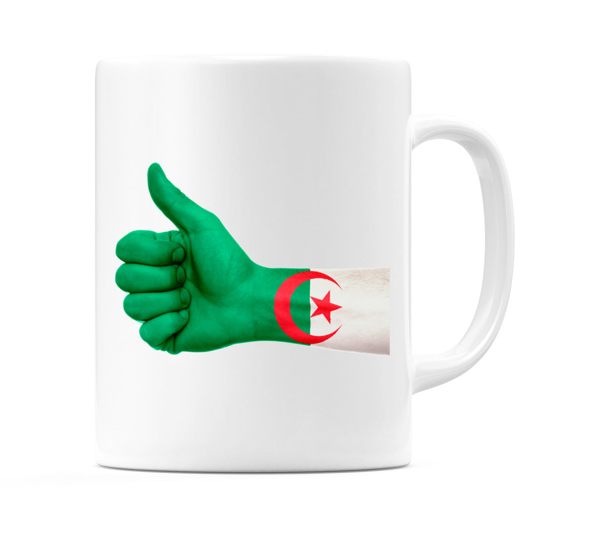 Algeria Thumbs up Flag Mug