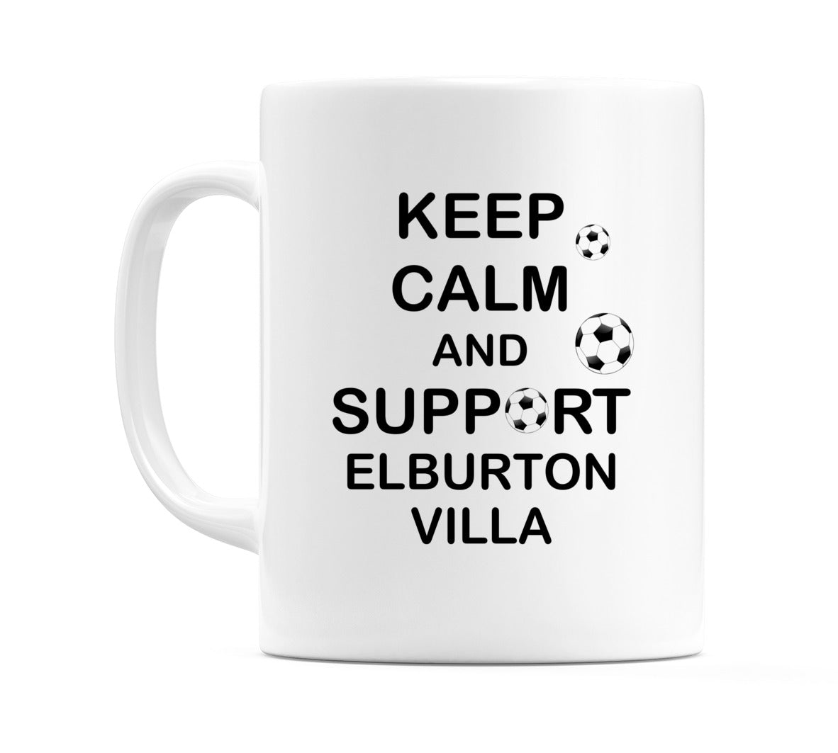 Keep Calm And Support Elburton Villa Mug