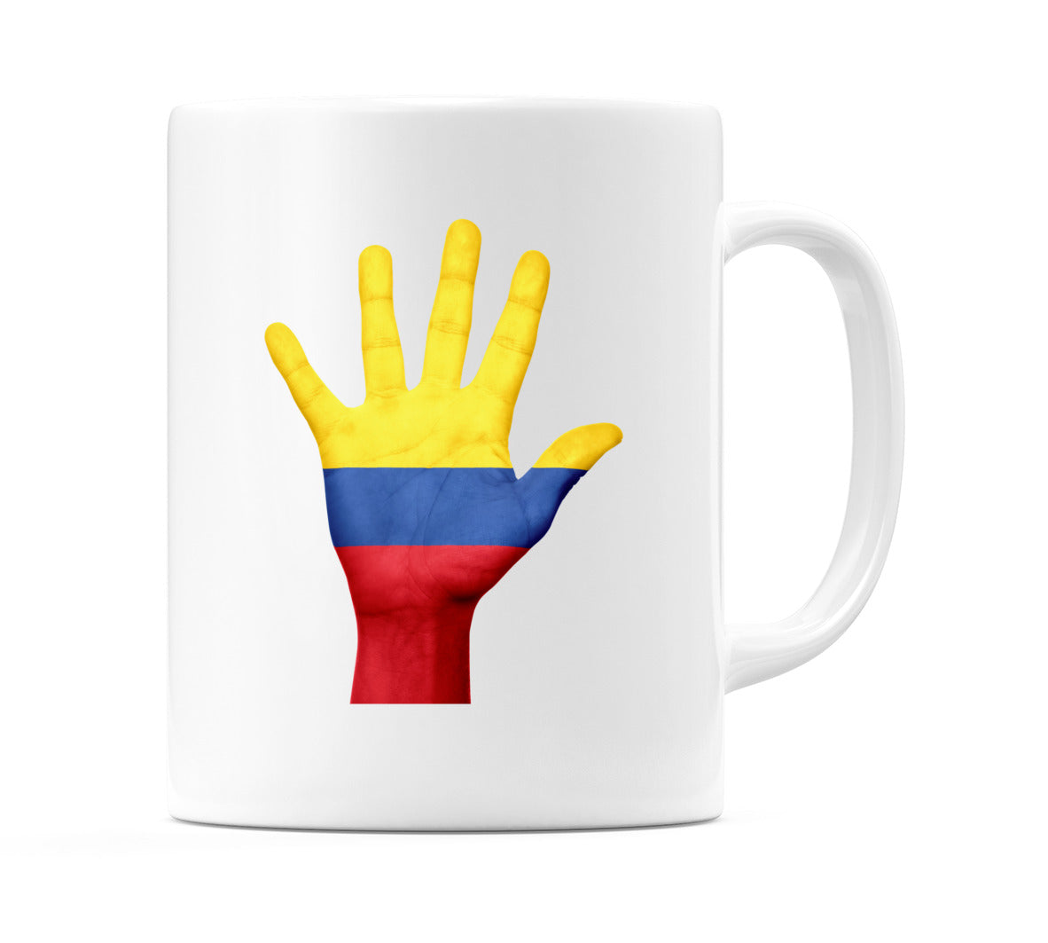 Colombia Hand Flag Mug