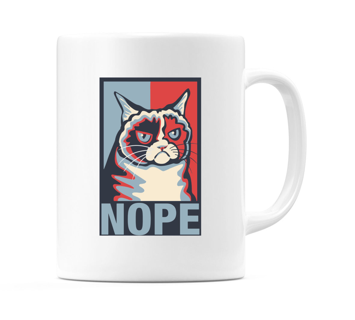 Poster Cat - Nope Mug