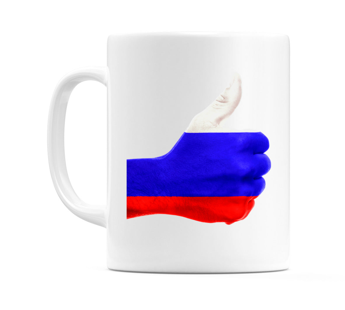 Russia Thumbs up Flag Mug