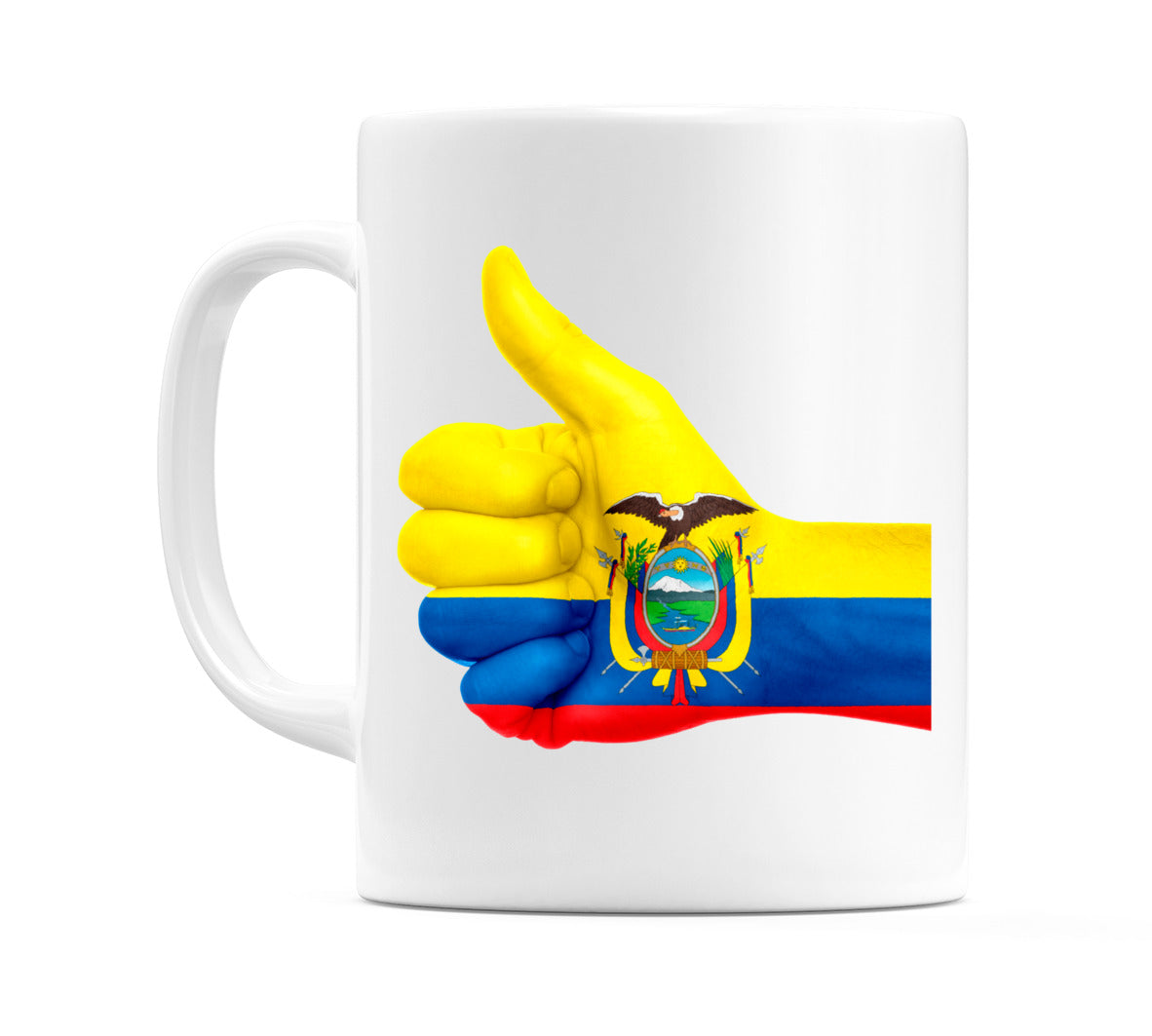 Ecuador Thumbs up Flag Mug