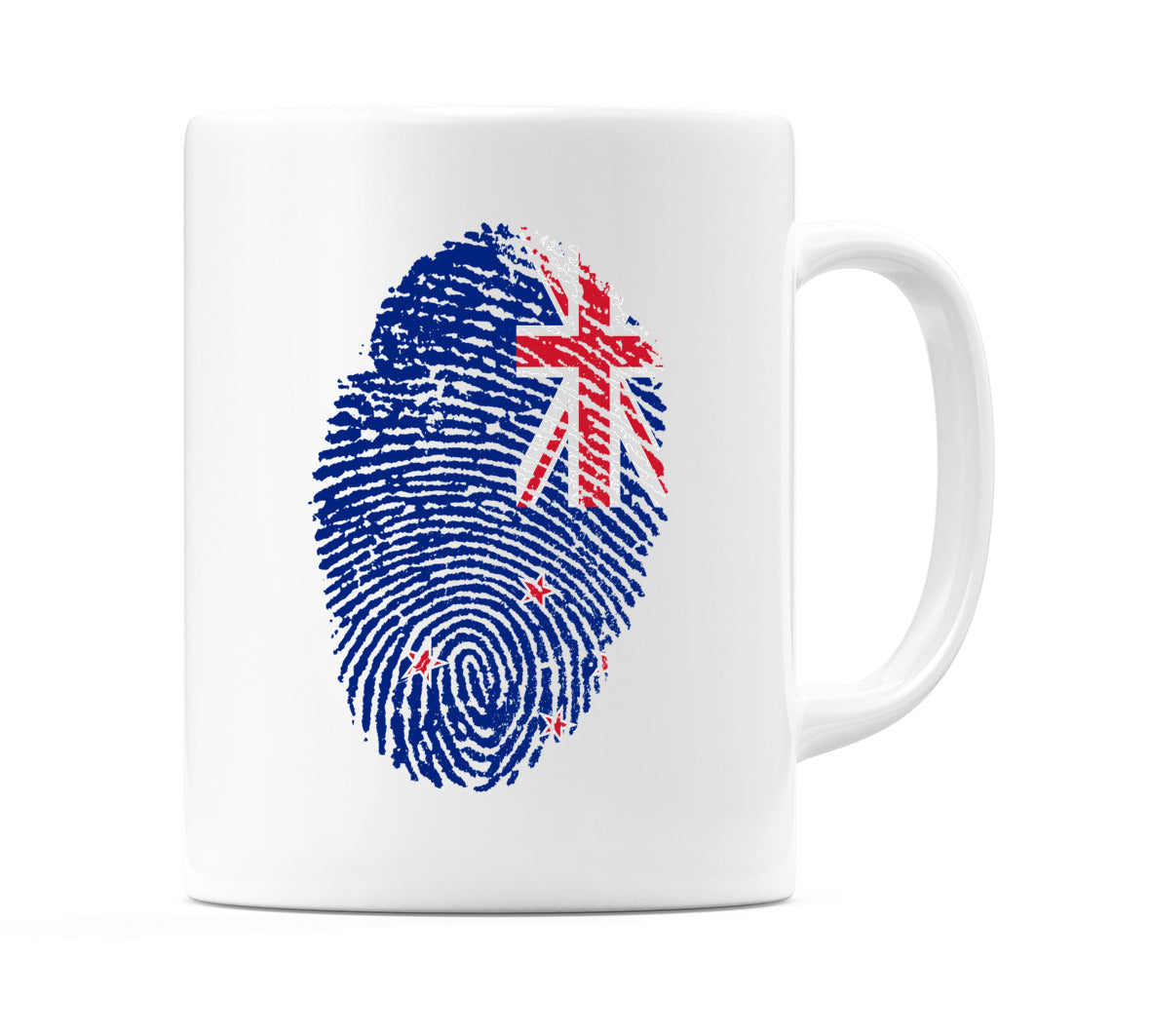New Zealand Finger Print Flag Mug
