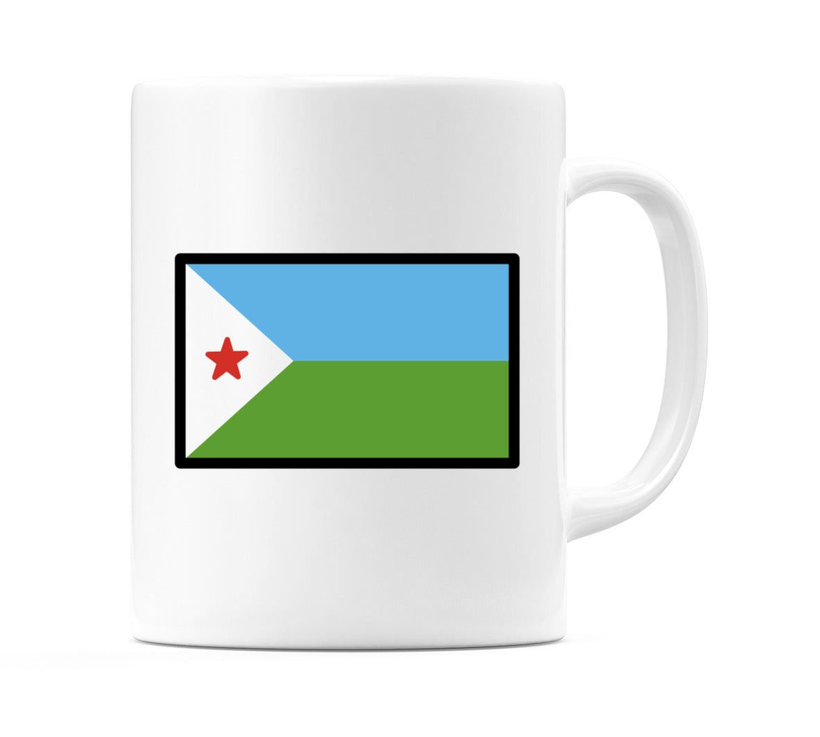 Djibouti Flag Emoji Mug