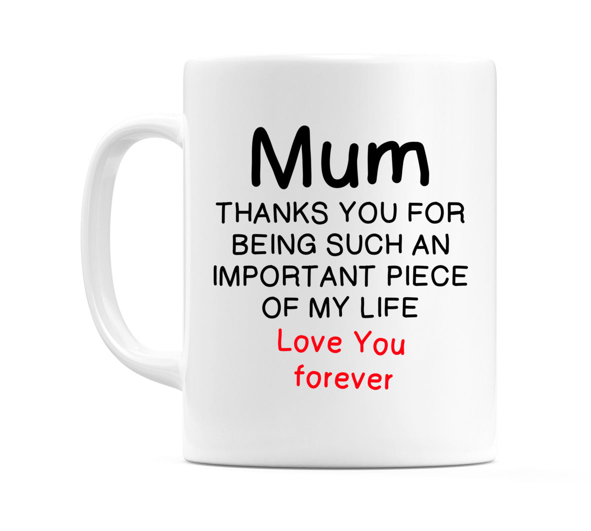 Mum Thanks you for being...