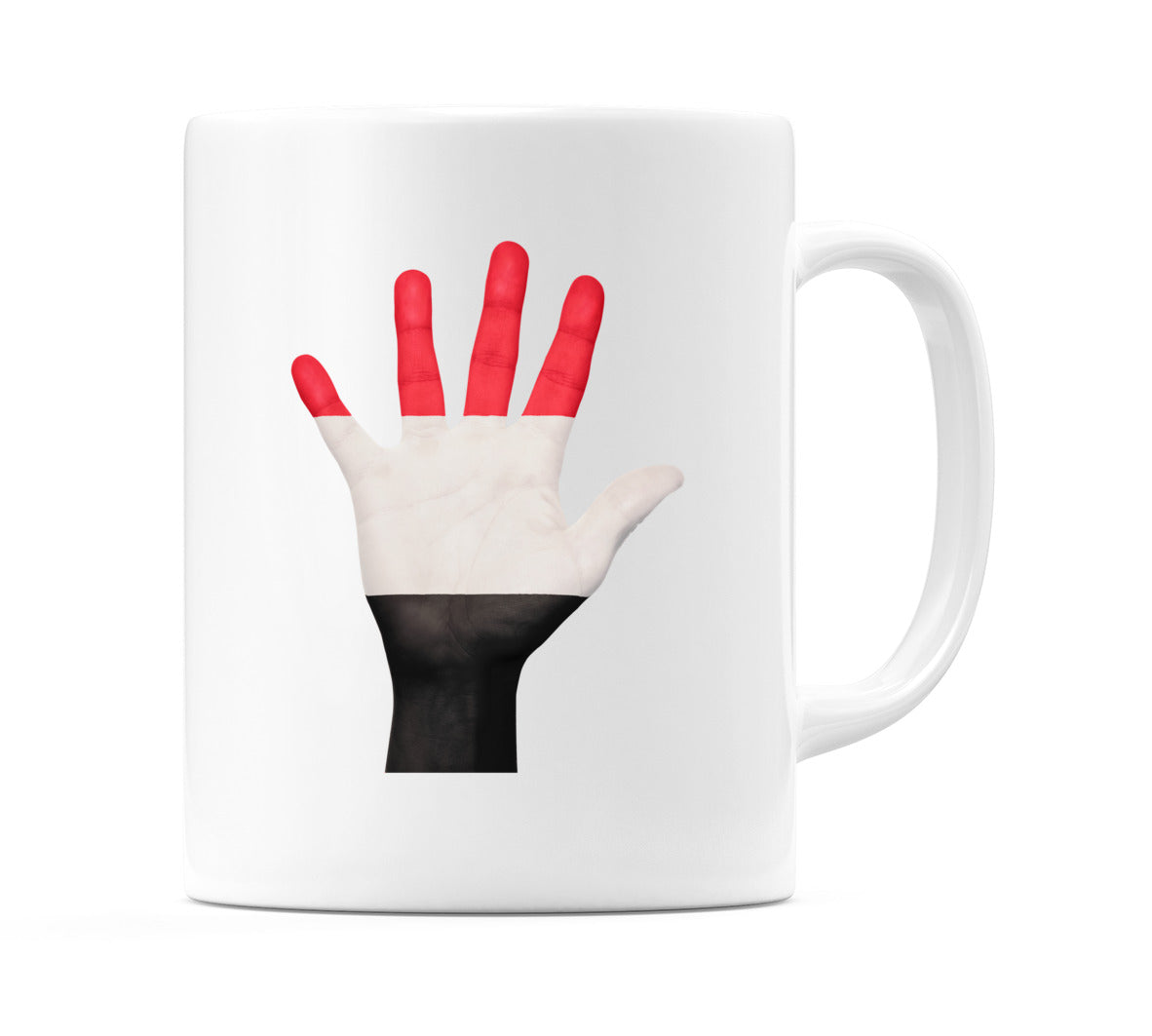 Yemen Hand Flag Mug