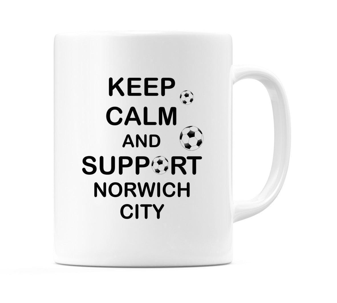 Keep Calm And Support Norwich City Mug