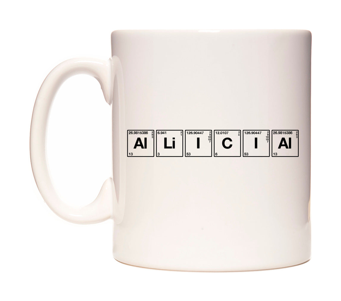 Alicia - Chemistry Themed Mug