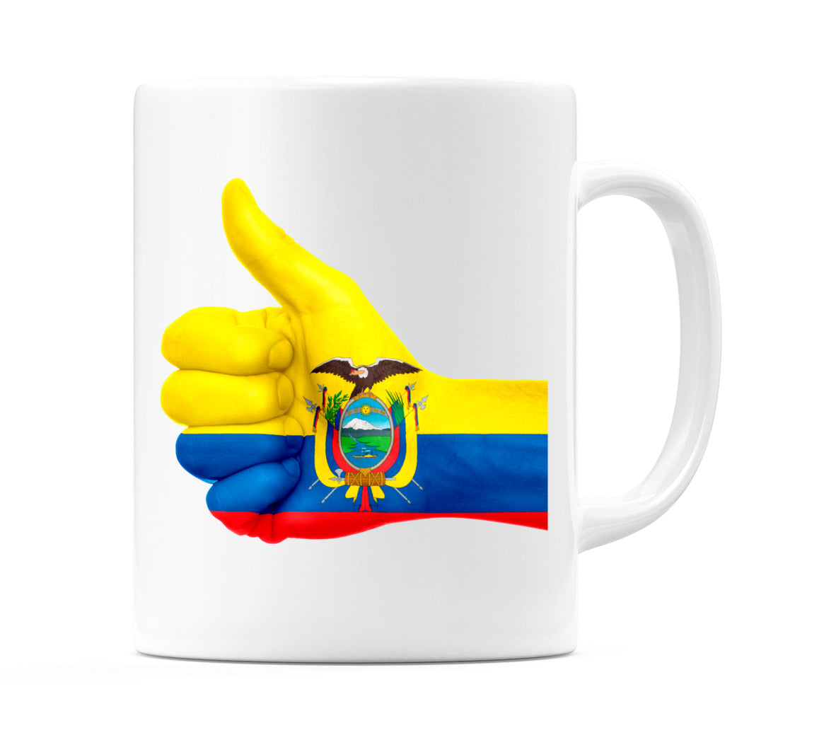 Ecuador Thumbs up Flag Mug