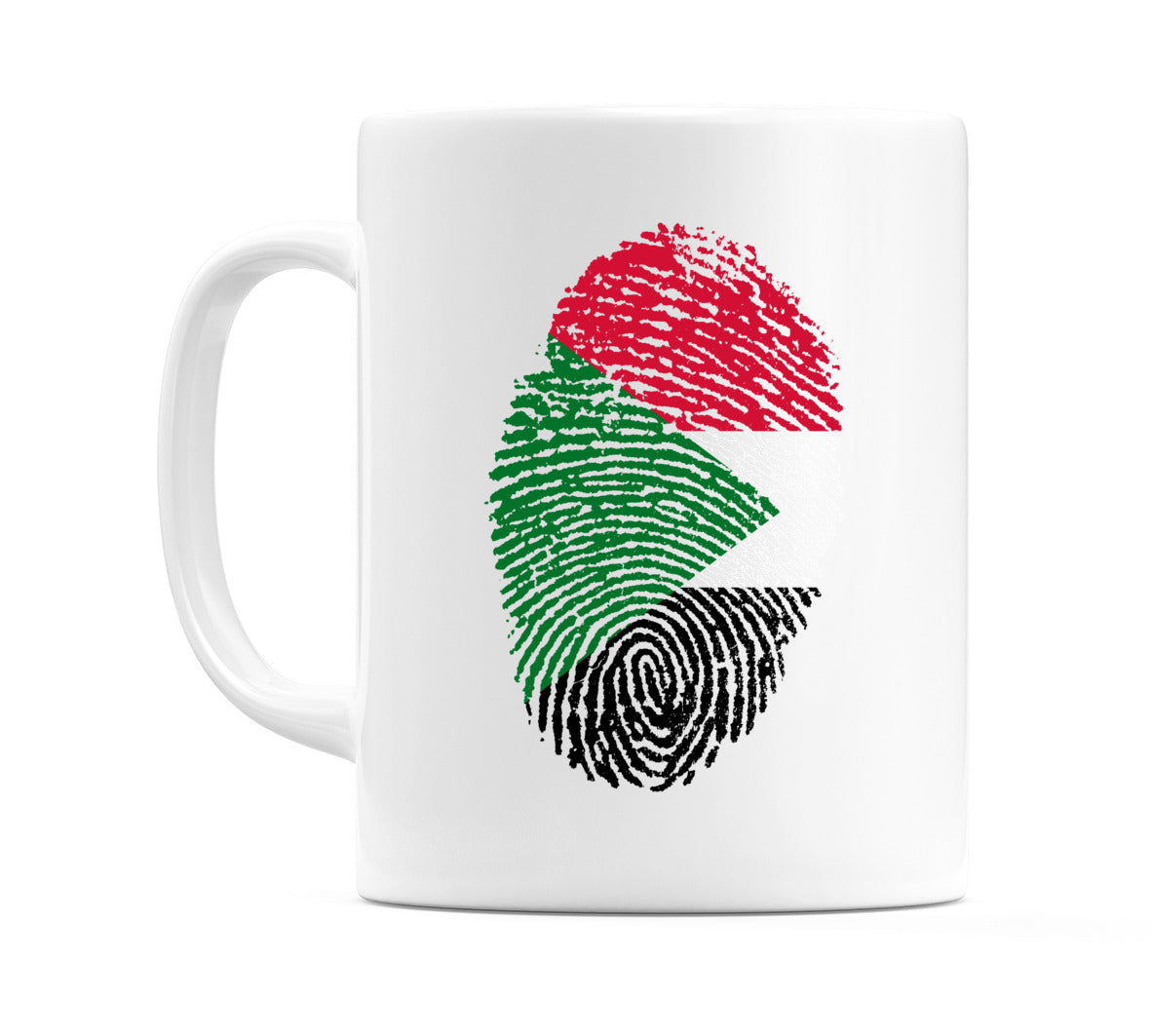 Sudan Finger Print Flag Mug
