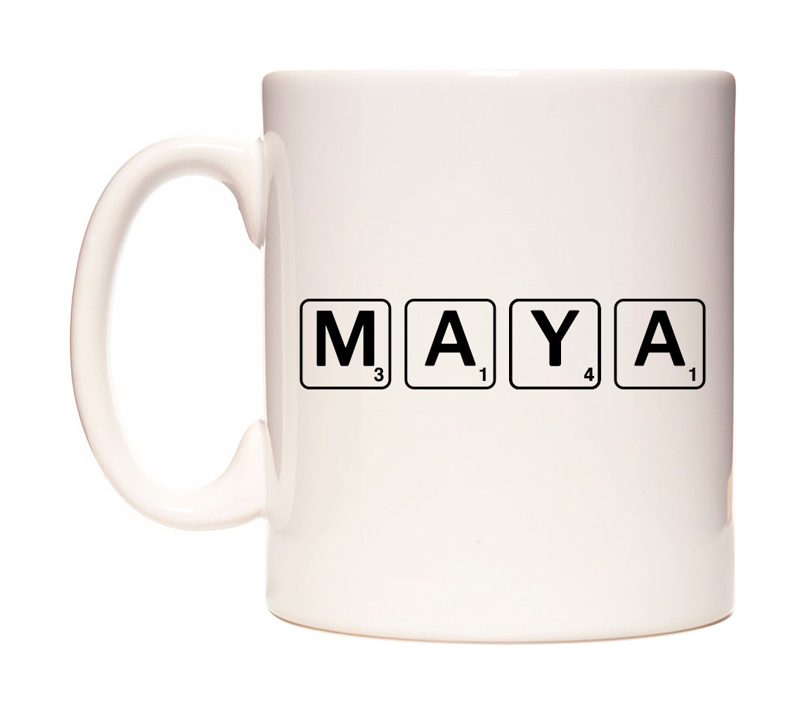 Maya - Scrabble Themed Mug