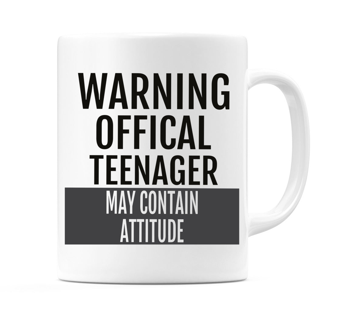 Warning Official Teenager Mug
