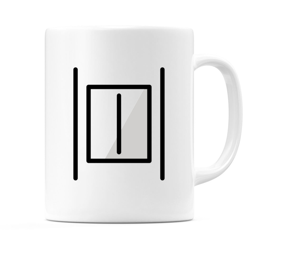 Elevator Emoji Mug - WeDoMugs.com