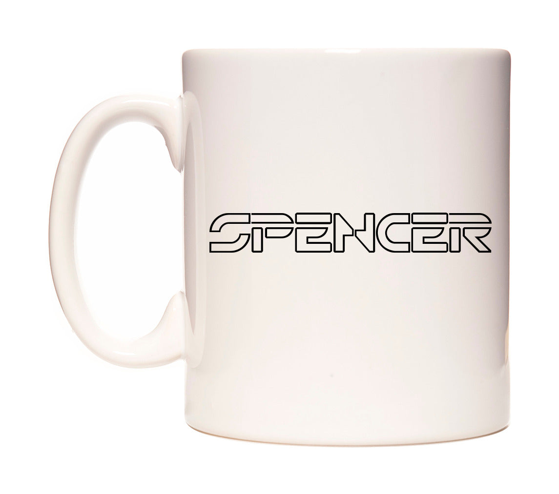 Spencer - Tron Themed Mug
