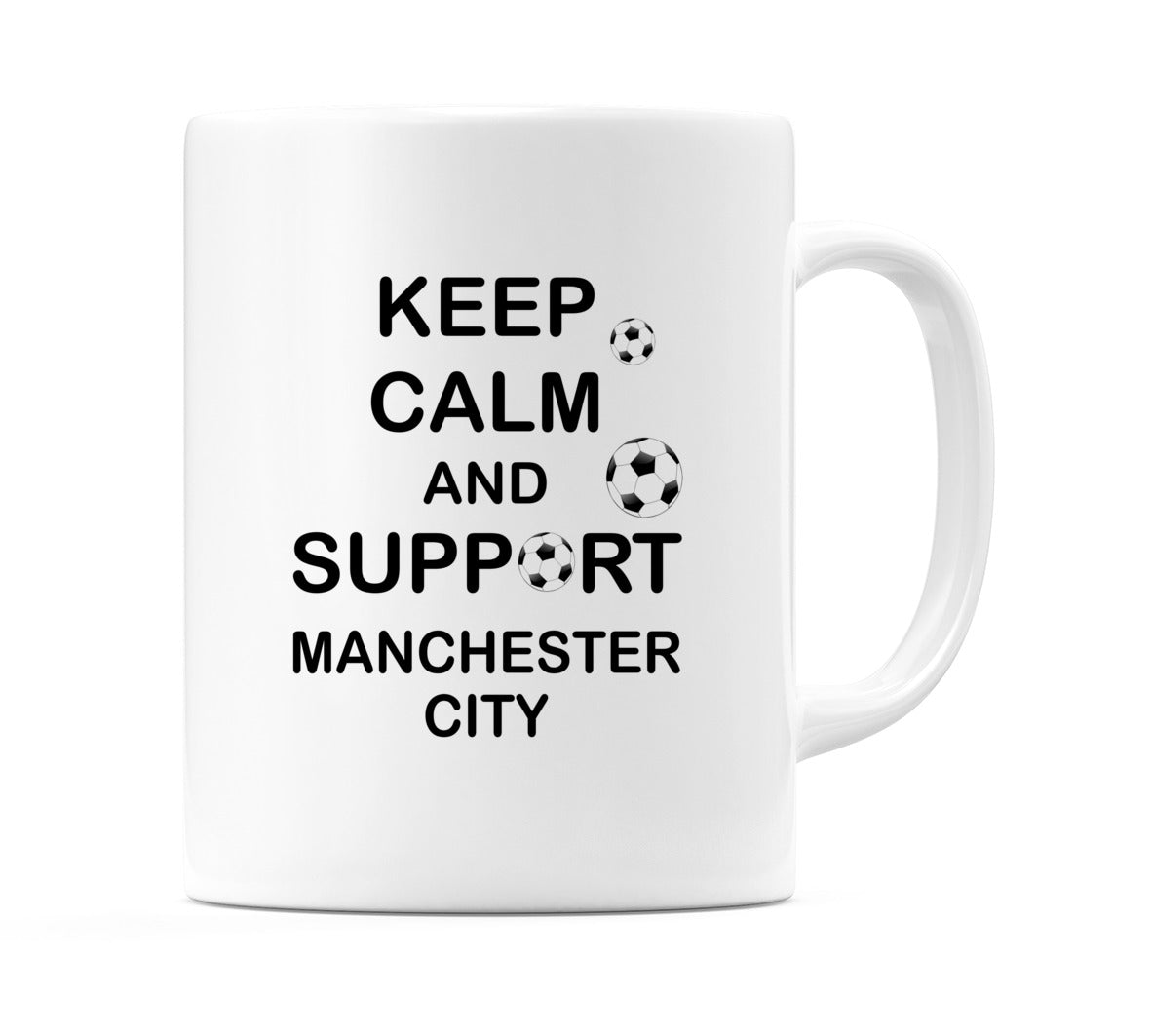 Keep Calm And Support Manchester City Mug