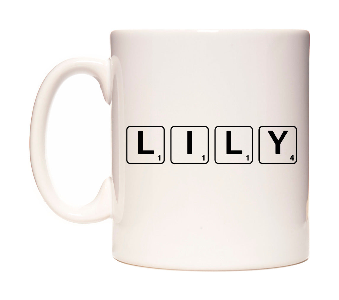 Lily - Scrabble Themed Mug