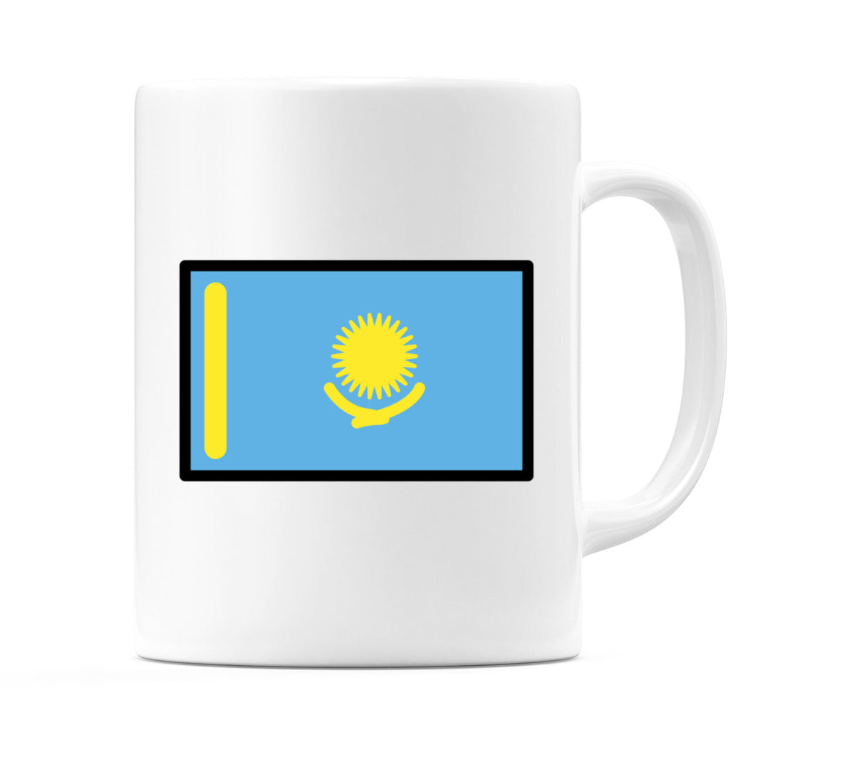 Kazakhstan Flag Emoji Mug