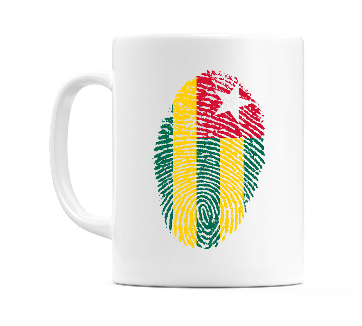 Togo Finger Print Flag Mug
