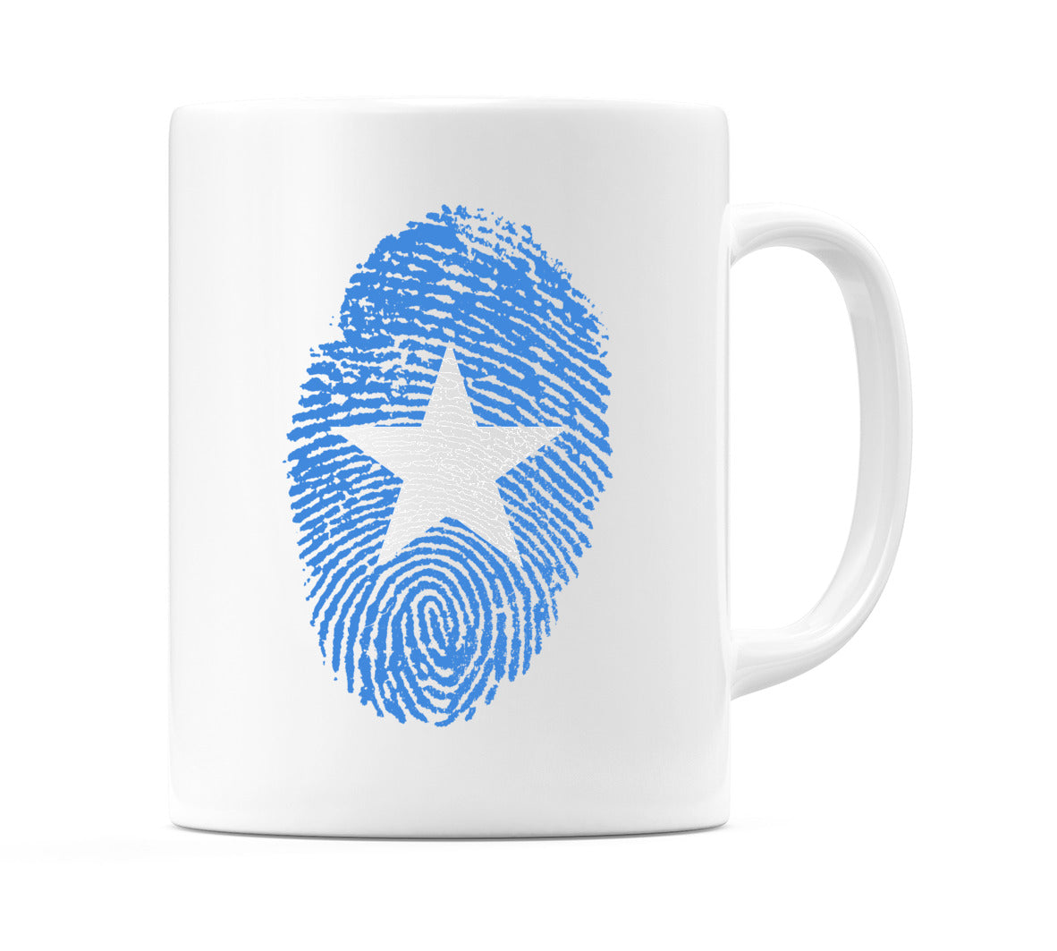 Somalia Finger Print Flag Mug