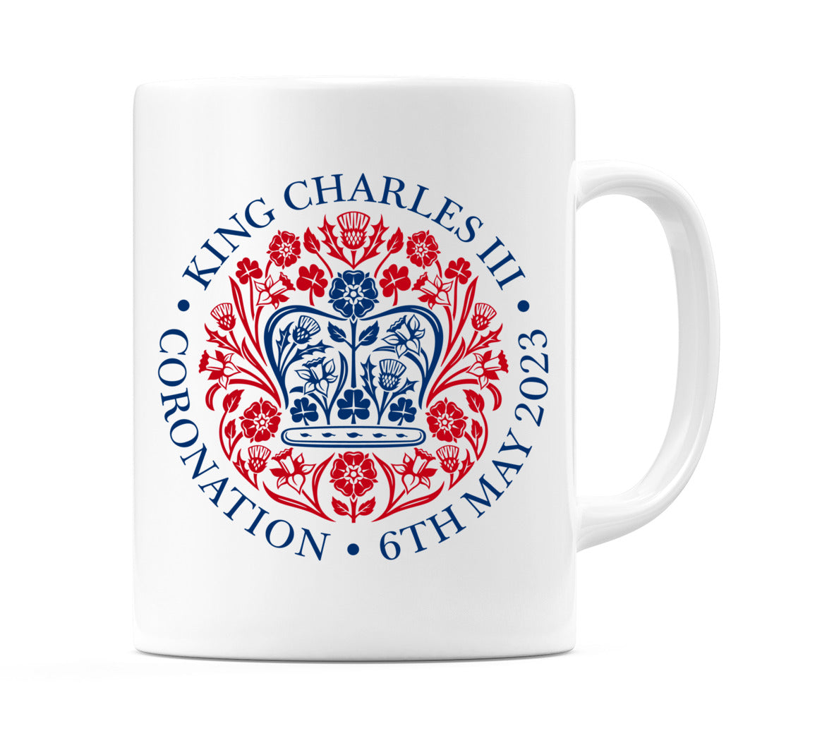 King Charles ||| Coronation in Blue & Red Mug