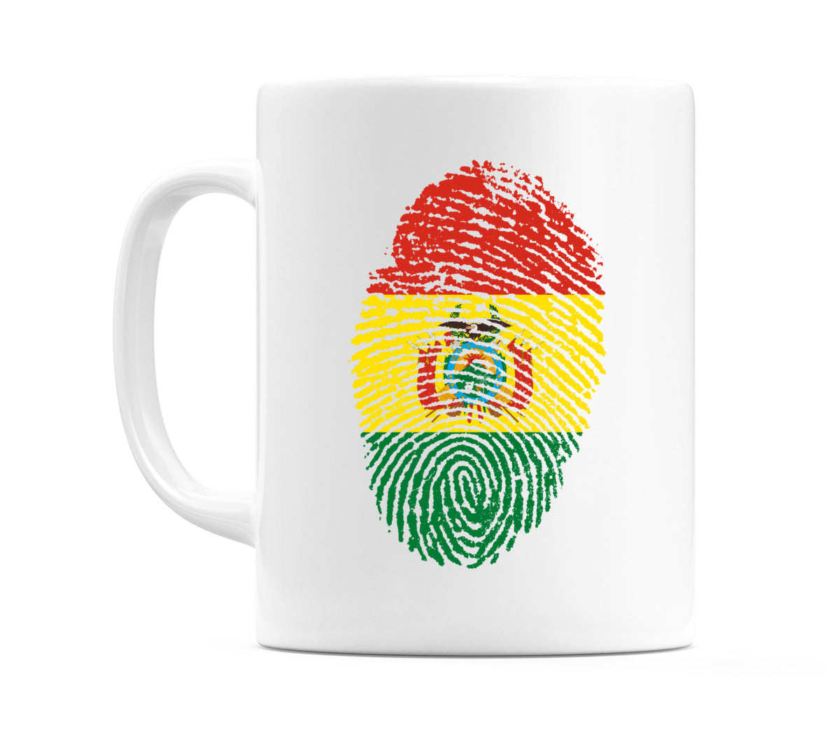 Bolivia Finger Print Flag Mug