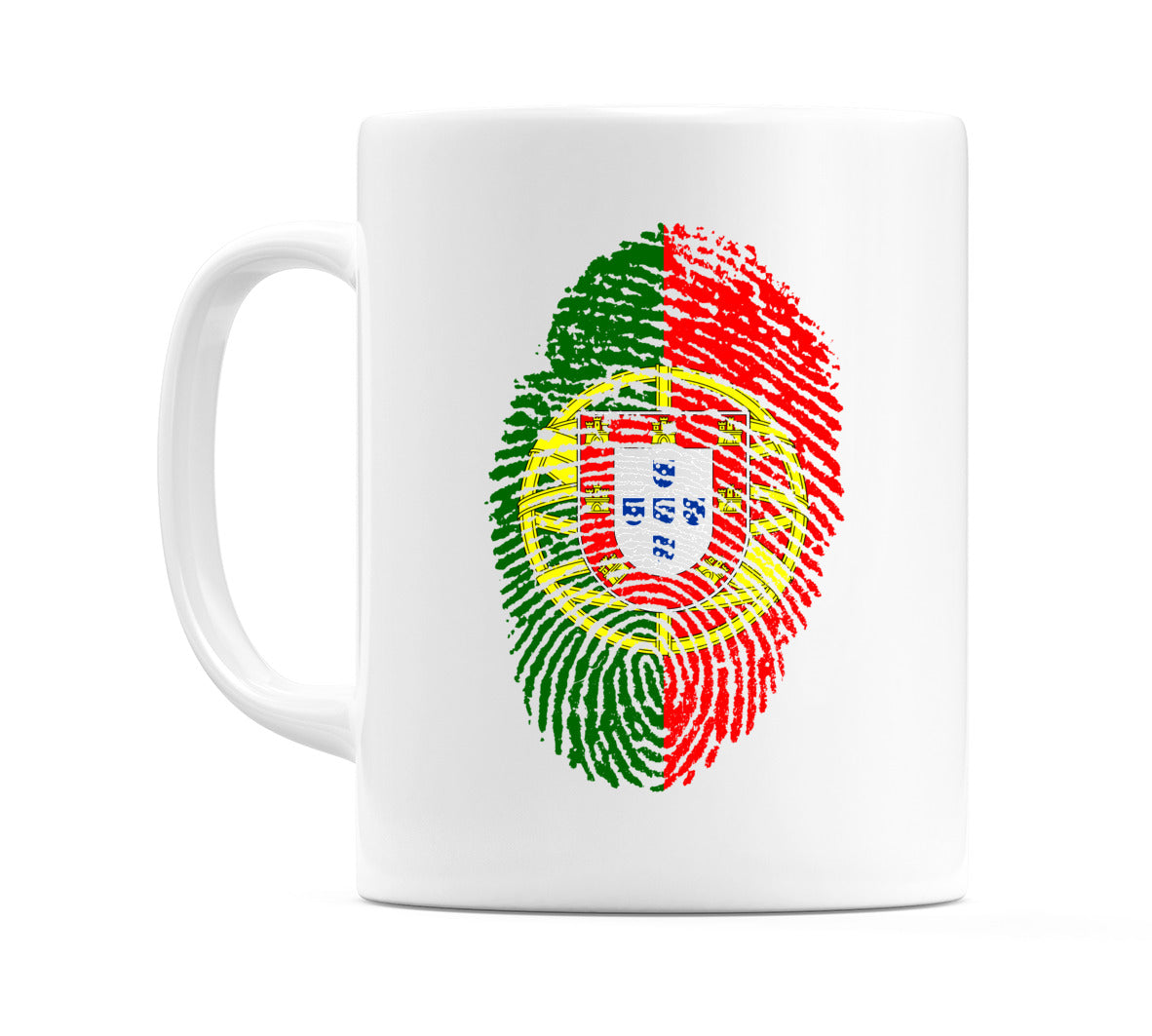 Portugal Finger Print Flag Mug