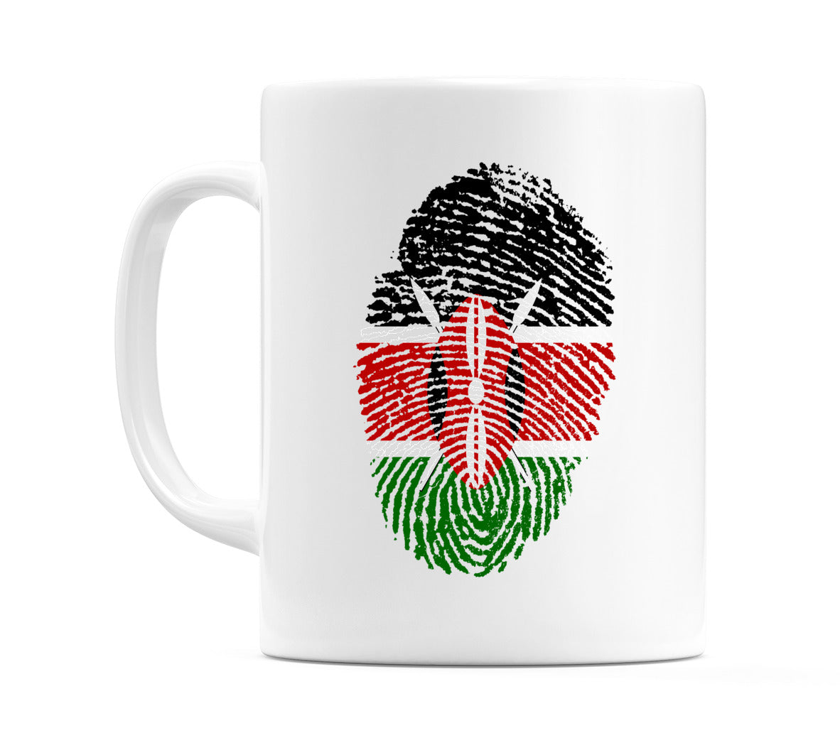 Kenya Finger Print Flag Mug