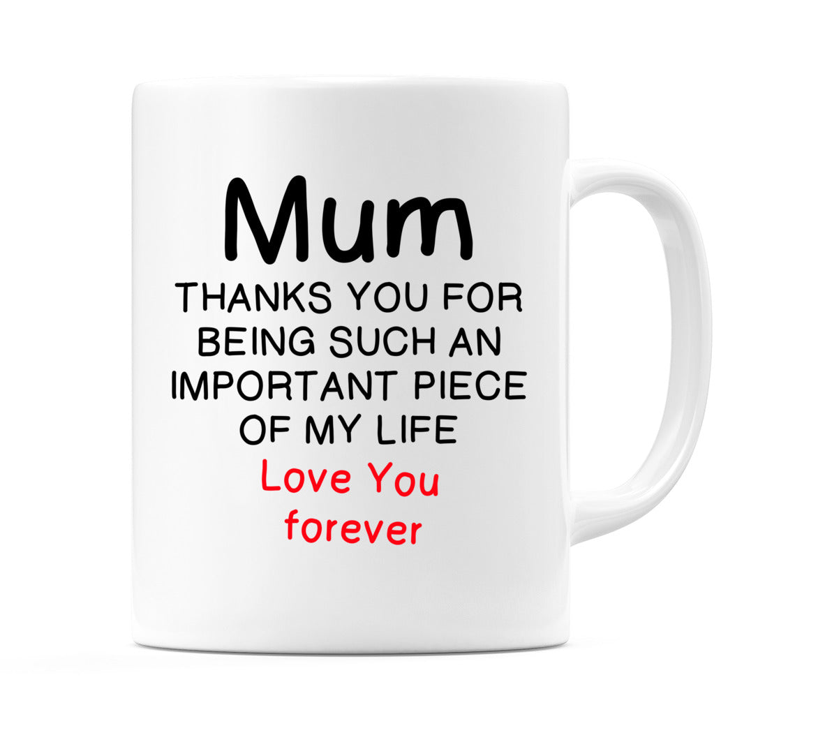 Mum Thanks you for being...