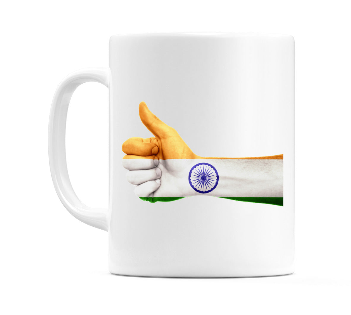 India Thumbs up Flag Mug