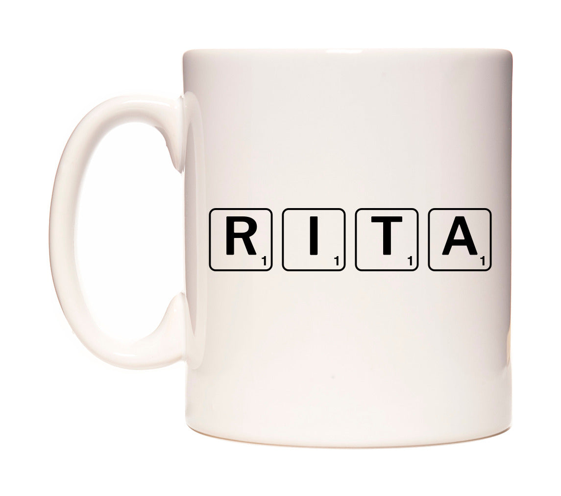 Rita - Scrabble Themed Mug