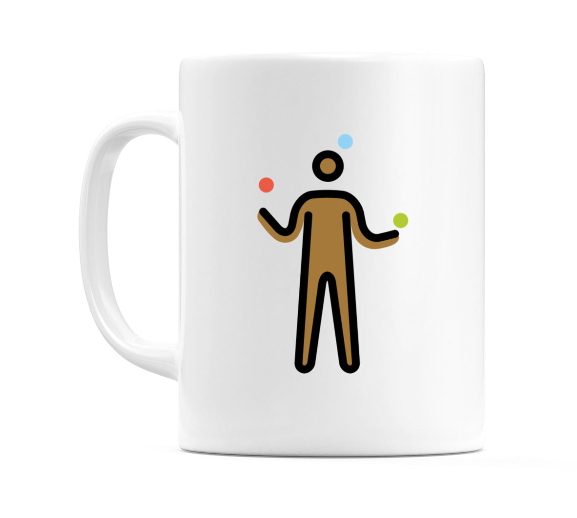 Male Juggling: Medium-Dark Skin Tone Emoji Mug