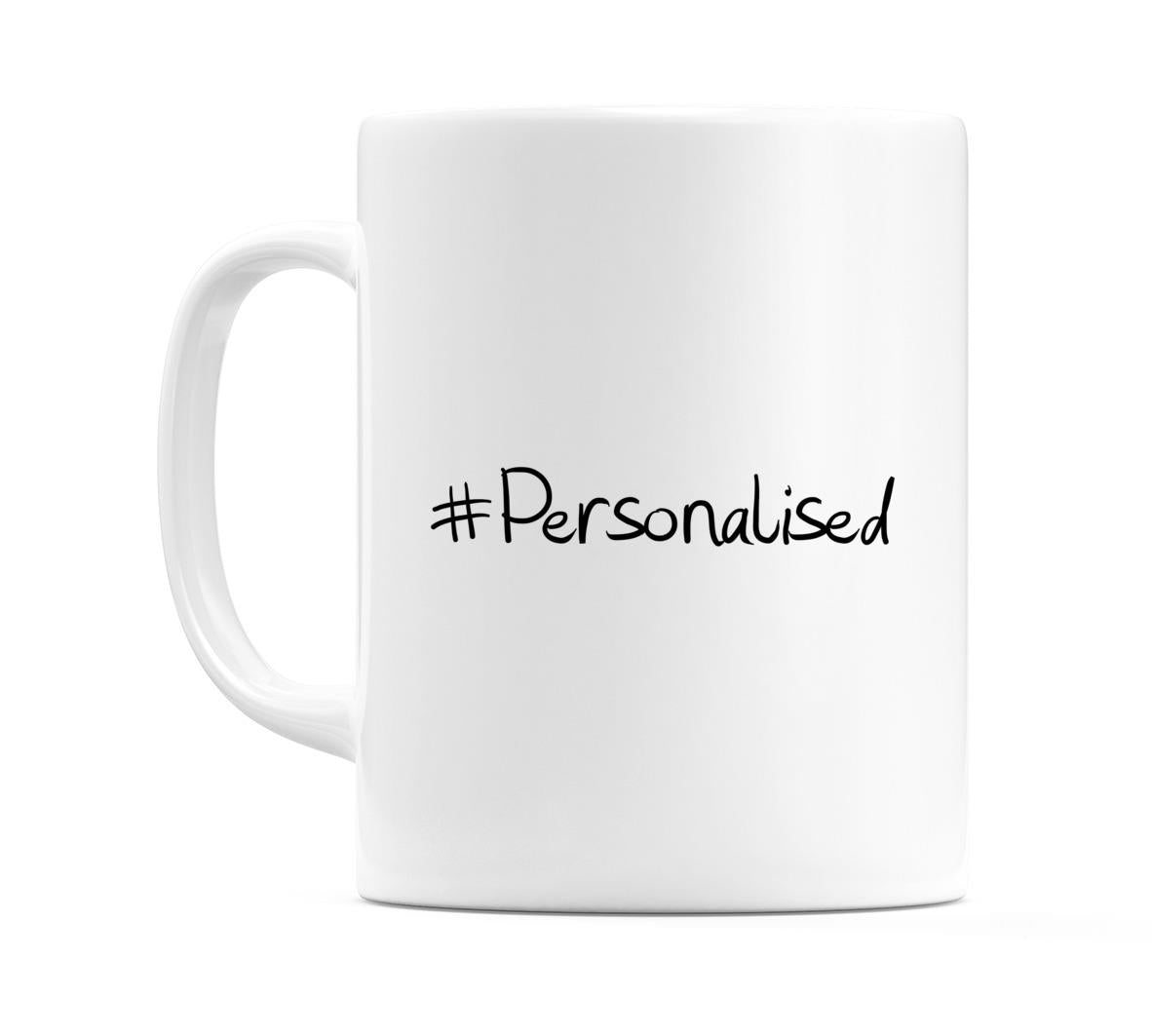 Hashtag Personalised Mug