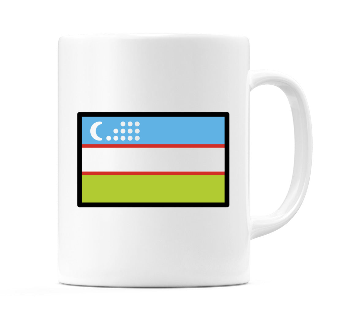 Uzbekistan Flag Emoji Mug