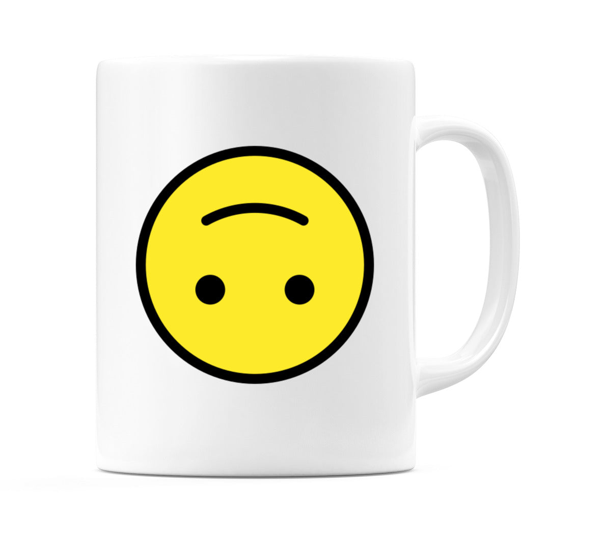 Upside-Down Face Emoji Mug